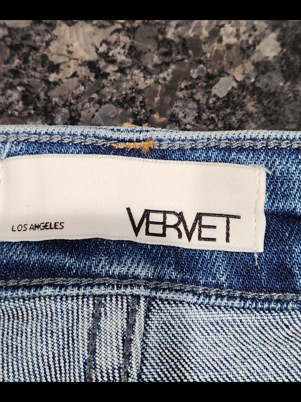VERVET Leslie High-Rise Wide Leg Jeans - Light Blue Distressed - Picture 8 of 12